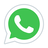 The official green and white WhatsApp messenger chat bubble logo with a telephone handset symbol inside, isolated on a white background.